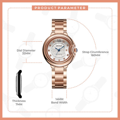 YUKON Rose Gold Women Watch