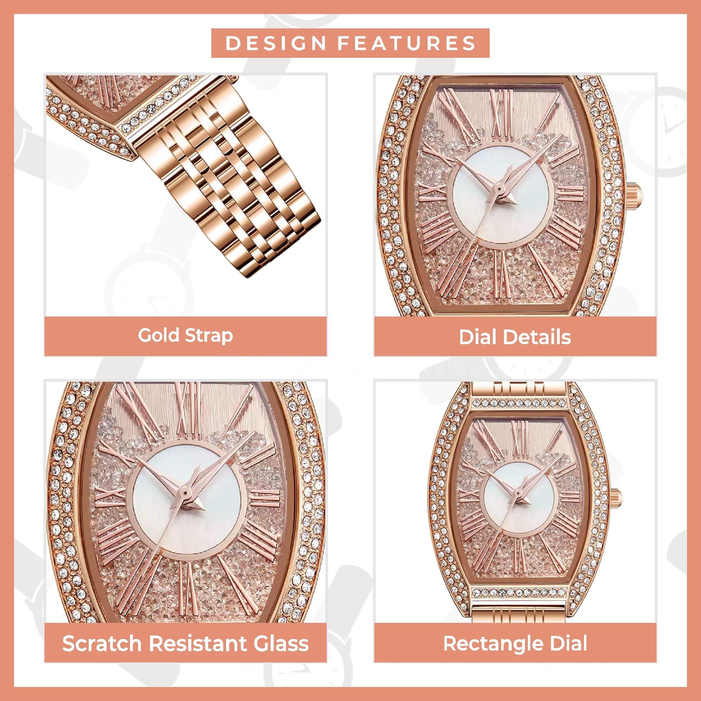 LUMINA Rose Gold Women Watch