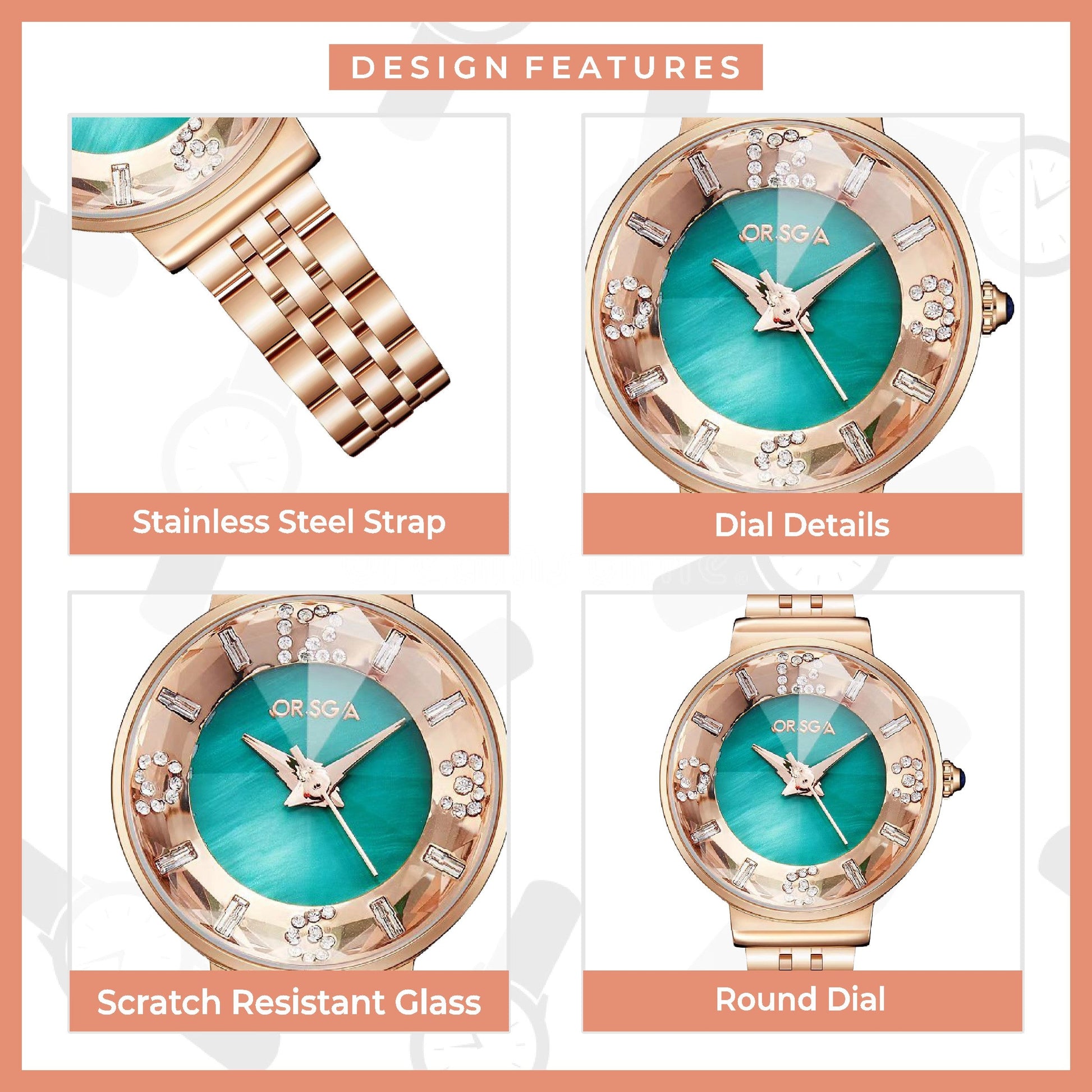 OASIS Blue Dial Women Watch