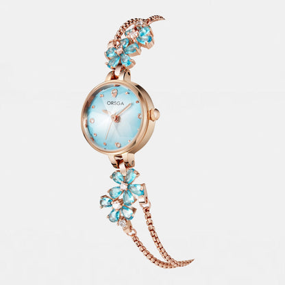 FLEUR Chain Bracelet Watch