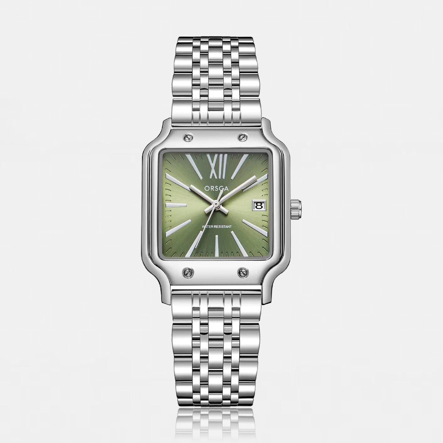 ZEST Women Watch - Silver Olive