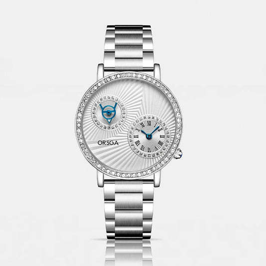 BRILLEN Silver Dial Silver Watch